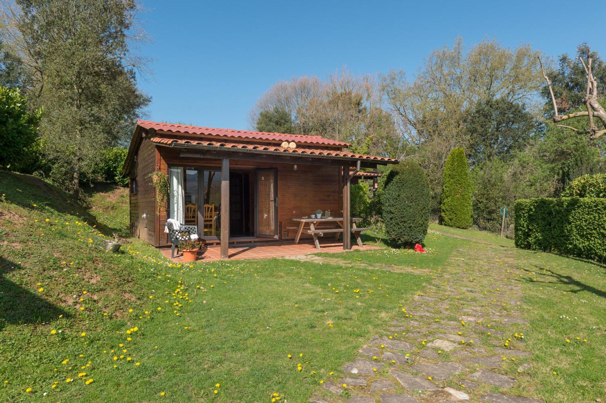 Camping Ecologic Lava Santa Pau Buitenkant foto